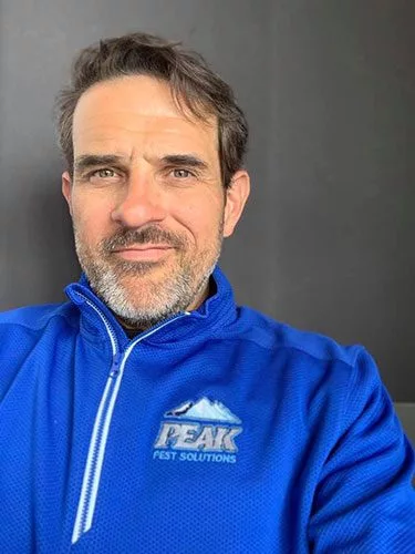 Jeff, the proud owner of Peak Pest Solutions